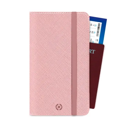 CELLY VENERE PASSPORT FOLDER BLUSH PINK PASSPORTVBP