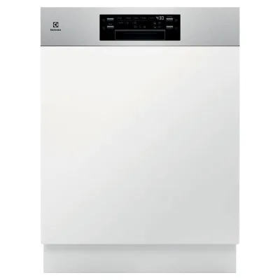 Electrolux | Lavastoviglie parzialmente integrata KI62D100SX con cruscotto inox da 60 cm