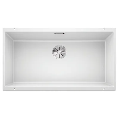 Blanco | Lavello una vasca SUBLINE 800-U 1523145 finitura bianco da 83x46 cm - Sottotop