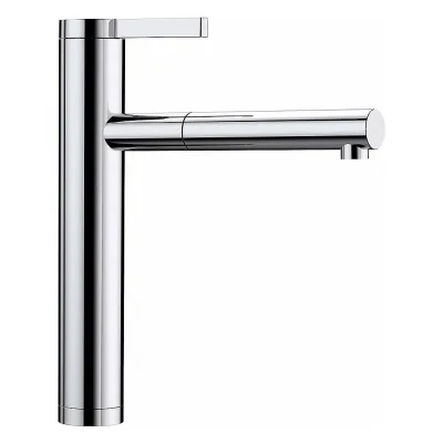 PRONTA CONSEGNA - Blanco | Miscelatore monocomando con doccetta estraibile LINEE-S 1517591 finitura cromato