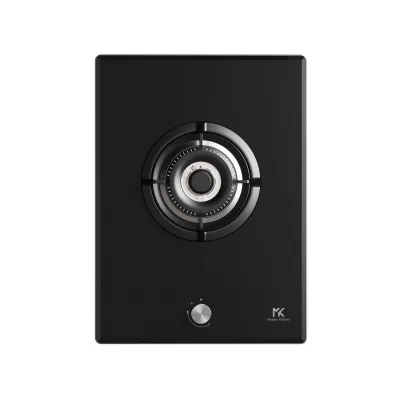 Master Kitchen Piano cottura a gas MKHG 381 ED-FTC GCBK in vetroceramica nero da 38 cm