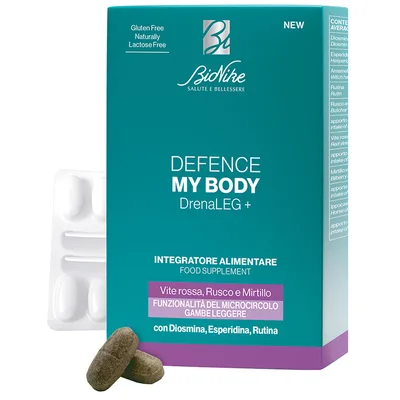 Bionike Defence My Body Drenaleg+ Integratore per Gambe Stanche e Pesanti 60 Compresse