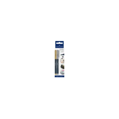 FABER CASTEL CF2 BLISTER MARKER METALLIC ORO/ARG 160796