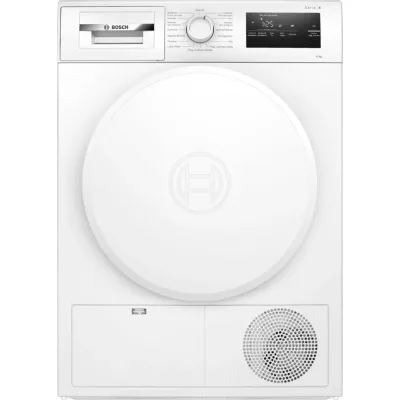 Bosch Asciugatrice a pompa di calore a libera installazione WTH 83208 II finitura bianco da 60 cm - Serie 4