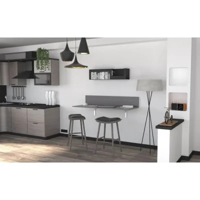 SmartBeds Tavolo pieghevole BEKI con piano in melaminico da 150x54 cm