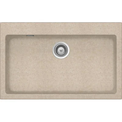 Schock Lavello una vasca PRIMUS N100XL PRIN100AP58 finitura avena da 79x50 cm