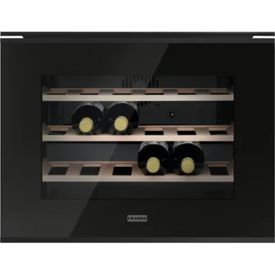 Franke Cantinetta vino da incasso Mythos 45 FMY 24 WCR N 131.0717.412 finitura black steel da 60 cm