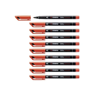 STABILO CF10 STABILO OHPEN MEDIA ROSSO 843/40
