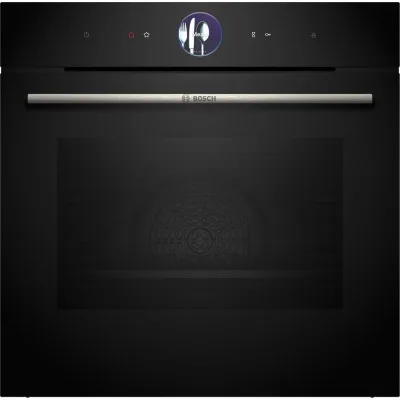 PRONTA CONSEGNA - Bosch Forno pirolitico a vapore da incasso HRG7761B1 finitura nero da 60 cm - Serie 8