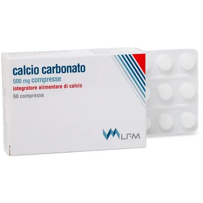 Calcio Carb. 60cpr 500mg Lfm