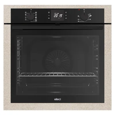 Elleci Forno elettrico termoventilato PLANO PLUS FGPP60251NS finitura G51 avena da 60 cm