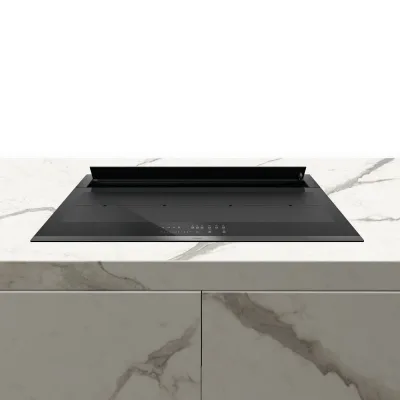Airforce Piano cottura a induzione con cappa filtrante INNOVA SLIM PLUS 90 F CCINN9009 in vetroceramica nero da 90 cm
