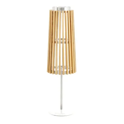 Unopiù Piantana da esterno SOLARE in teak e alluminio inox da Ø26 cm - IN PROMOZIONE FINO AL 6/07
