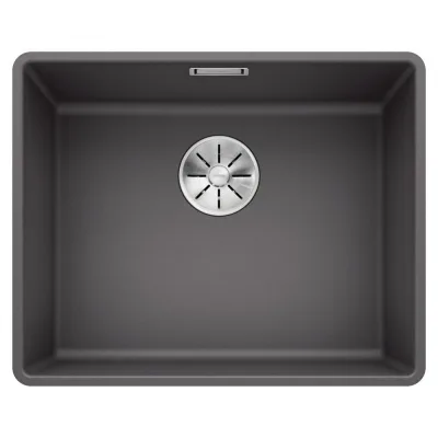 Blanco | Lavello una vasca SUBLINE 500-F 1519809 finitura grigio roccia da 52.7x42.7 cm - Filotop