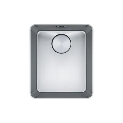 Franke Lavello una vasca Mythos Incasso Semifilo/Filotop MYX 210-34 127.0618.769 finitura inox satinato da 35,2x41,2 cm