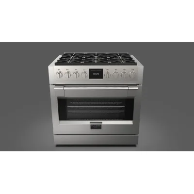 Fulgor Cucina Sofia FSRC 3606 P MG MK 2F X con forno multifunzione pirolitico e piano a gas finitura inox da 91 cm