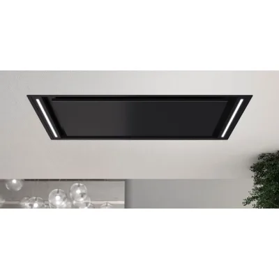Airforce Cappa a soffitto aspirante SILHOUETTE FL EASY UP BL/A/100 CCSIL100001 finitura nero da 100 cm