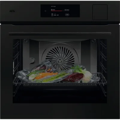 AEG Forno a vapore MealAssist con SteamPro con cottura sottovuoto da incasso NBP 8S731 AT finitura nero opaco da 60 cm