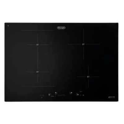 De Longhi Piano cottura a induzione PIN 74 BRG in vetroceramica nero da 70 cm