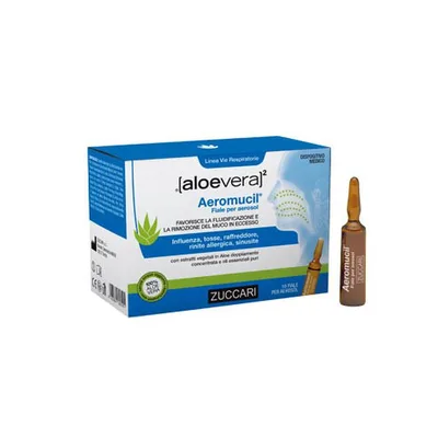 ALOEVERA2 AEROMUCIL 10 FIALE 5ML