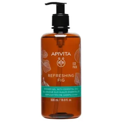 Apivita Gel Doccia Rinfrescante Al Fico 500 ml