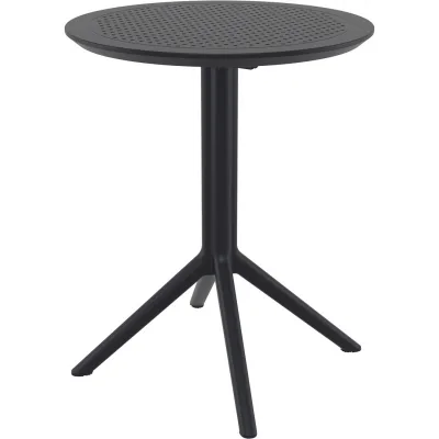 Siesta Tavolo Pieghevole Hi-Tech Sky Folding Table Ø60 art. 121 con struttura in polimero da Ø60 cm
