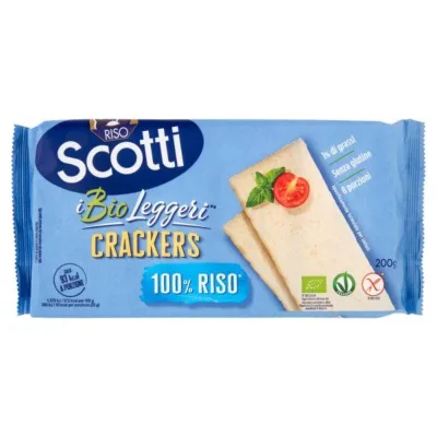 Riso Scotti i Bio Crackers Leggeri 100% Riso 200 g