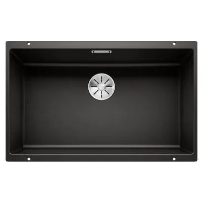 PRONTA CONSEGNA - Blanco | Lavello una vasca SUBLINE 700-U 1526001 finitura nero da 73x46 cm - Sottotop