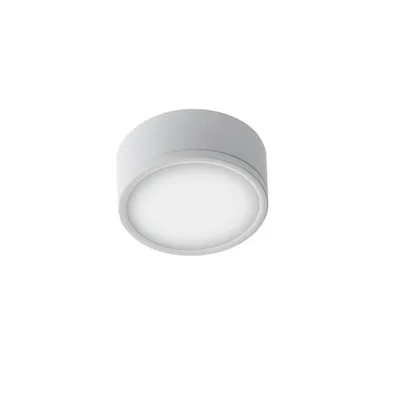 Plafoniera LED bianca in acrilico e alluminio 16w 2000lm 4000k 11,2x11,2x4,9cm