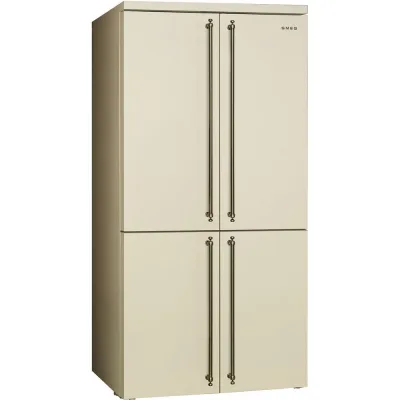 Smeg Frigorifero side by side 4 porte a libera installazione FQ60CPO6 finitura panna da 92 cm - IN PROMOZIONE FINO AL 30/06