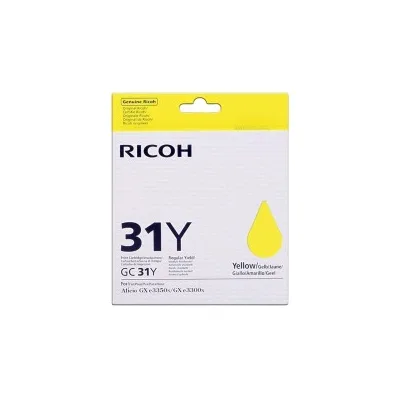 CARTUCCIA ORIGINALE SUBLIMAZIONE PIGMENTATO RICOH 405704 GC-31Y 405691 GX e5550 GIALLO
