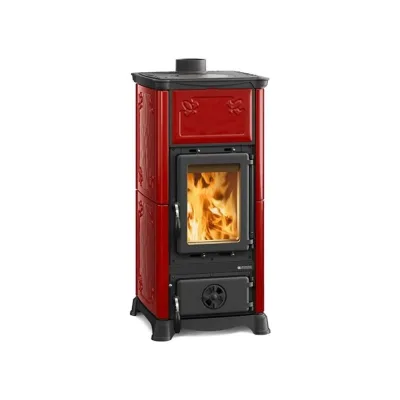 La Nordica Stufa a legna EMILIANA.165 3009220 finitura bordeaux