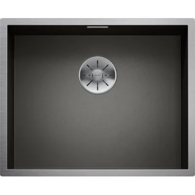 Blanco | Lavello una vasca ZEROX 500-U 1526243 in dark steel da 54x44 cm - Sottotop