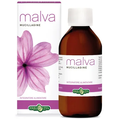 Erba Vita Malva Mucillagine Integratore Intestino 200 Ml
