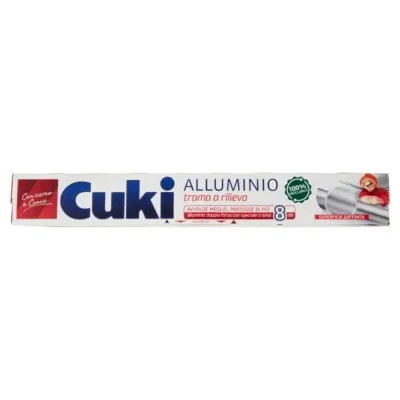 CUKI CONSERVA E CUOCE ALLUMINIO TRAMA A RILIEVO SUPERFICIE GOFFRATA 8 M