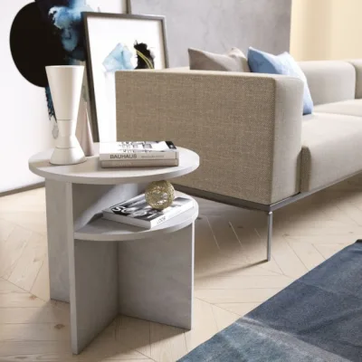 Maconi Tavolino Up and Down 1147 in legno da 50 cm e h. 50 cm serie Coffee Table collection