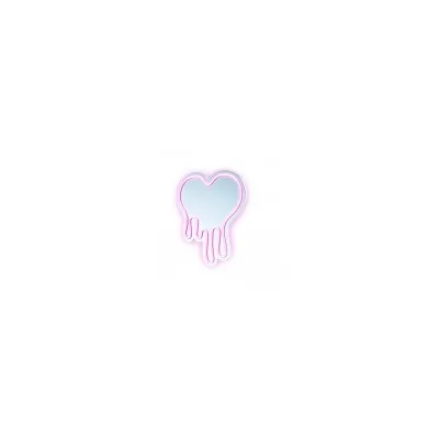 MUITOMAS NEON MIRROR LAMP TYPE-C HEART NEONMHEARTC