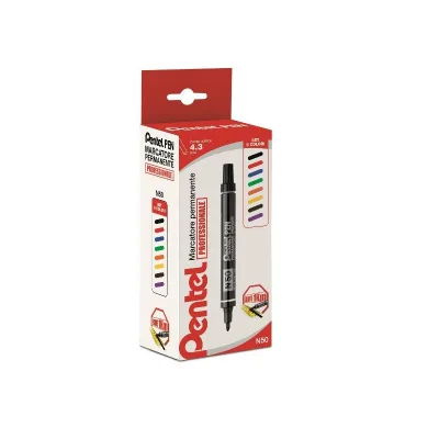 PENTEL CF8MARCAT N50 COL VARI PUNTA TONDA N50-8