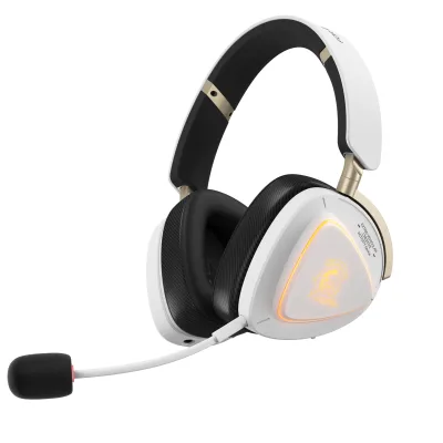 ASUS ROG Delta II-KJP Auricolare Con cavo e senza cavo A Padiglione Gaming Bluetooth Nero, Bianco