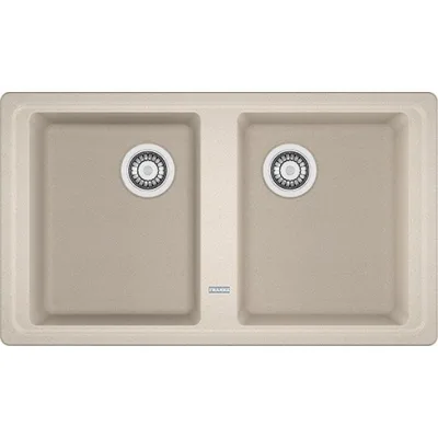 Franke Lavello due vasche Boston BFG 620 114.0276.138 finitura fragranite sahara da 86x50 cm