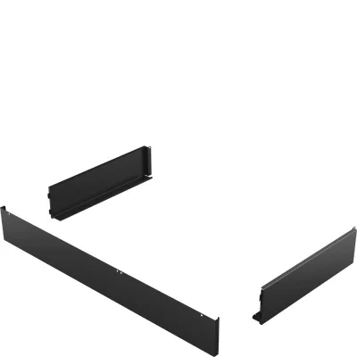Smeg Kit zoccolo KITH900CPF9 colore nero da 123x52 cm