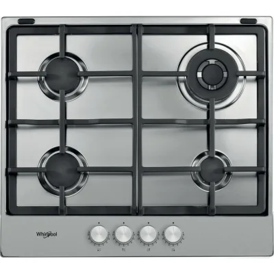 PRONTA CONSEGNA - Whirlpool Piano cottura a gas TGML 661 IX finitura inox da 55 cm