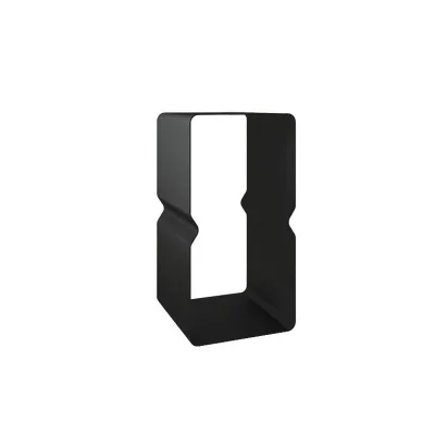 Eva Calòr Porta legna PL 3 9013069400 finitura nero goffrato