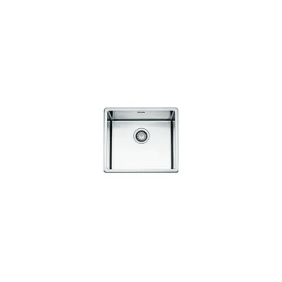 Alpes Vasca sottotop VSR 50 in acciaio inox da 53x43 cm
