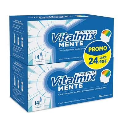 Vitalmix Mente 14 Flaconcini da 10 ml Bipack Promo