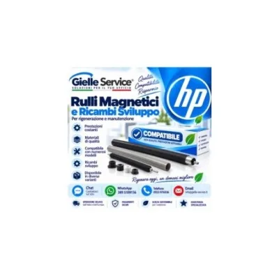 Manicotto rullo magnetico compatibile HP – P1005/1006/1007/1008/1500/1505/1566/1606/1100/1102w; M1522/1212 – Rif. KHPWM008QWNNV1