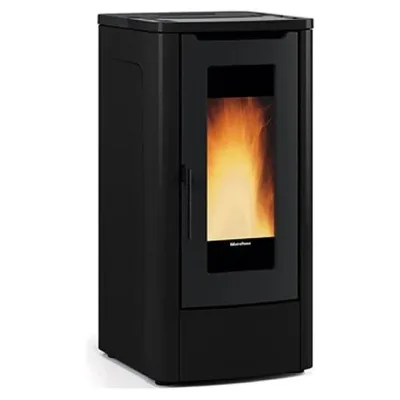 Extraflame Stufa a pellet ventilata TEOREMA AD 1295702 finitura nero