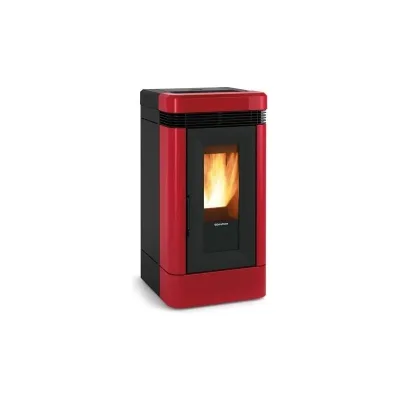 Extraflame Stufa a pellet canalizzata LUCIA PLUS.16 1292550 finitura bordeaux