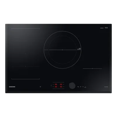 PRONTA CONSEGNA - Samsung Piano cottura a induzione NZ84C6058KK in vetroceramica nero da 80 cm