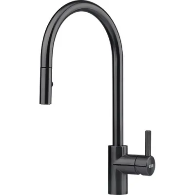 Franke: Miscelatore monocomando Eos Neo Doccia 115.0613.671 finitura black steel